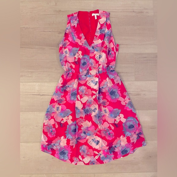 Hot pink Rebecca taylor cutout sundress - Picture 1 of 5